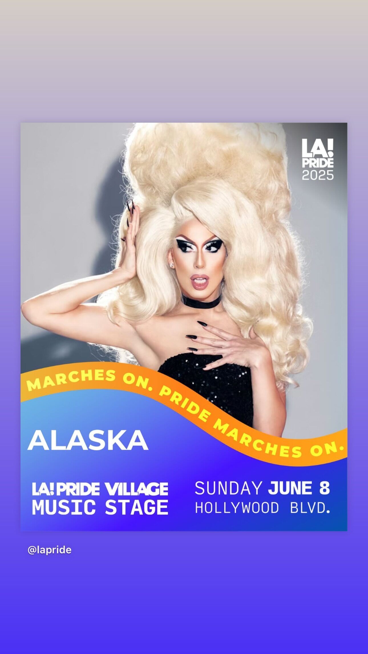 Alaska — Music Stage announcement