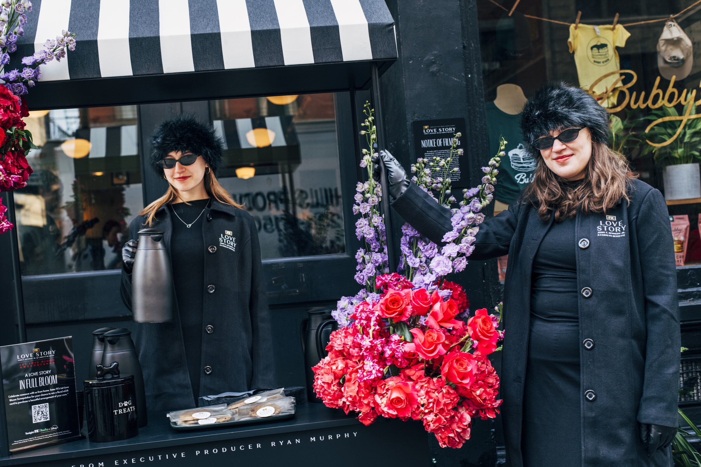 Bubby’s Love Story cart in Tribeca
