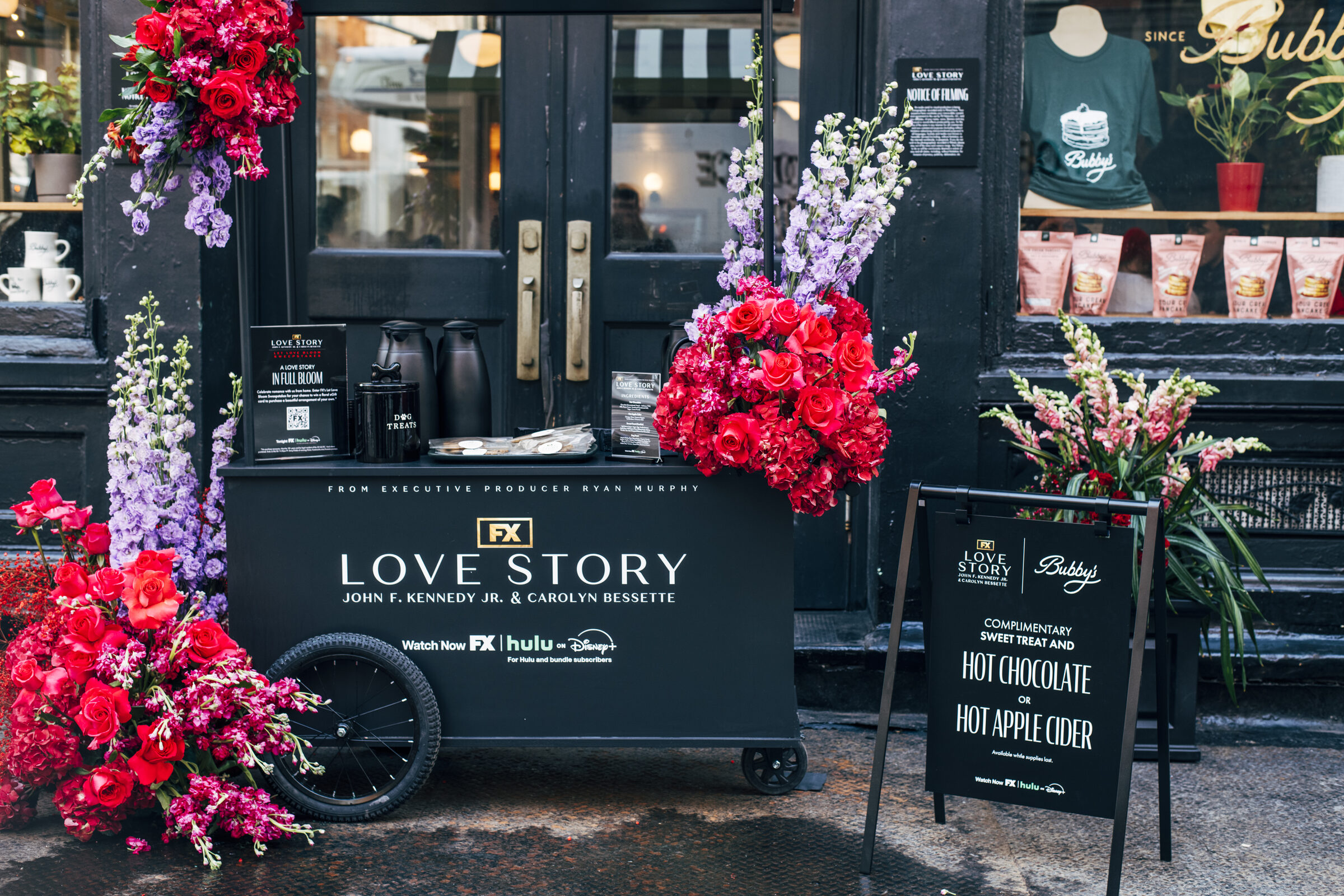 Love Story cart detail at Bubby’s