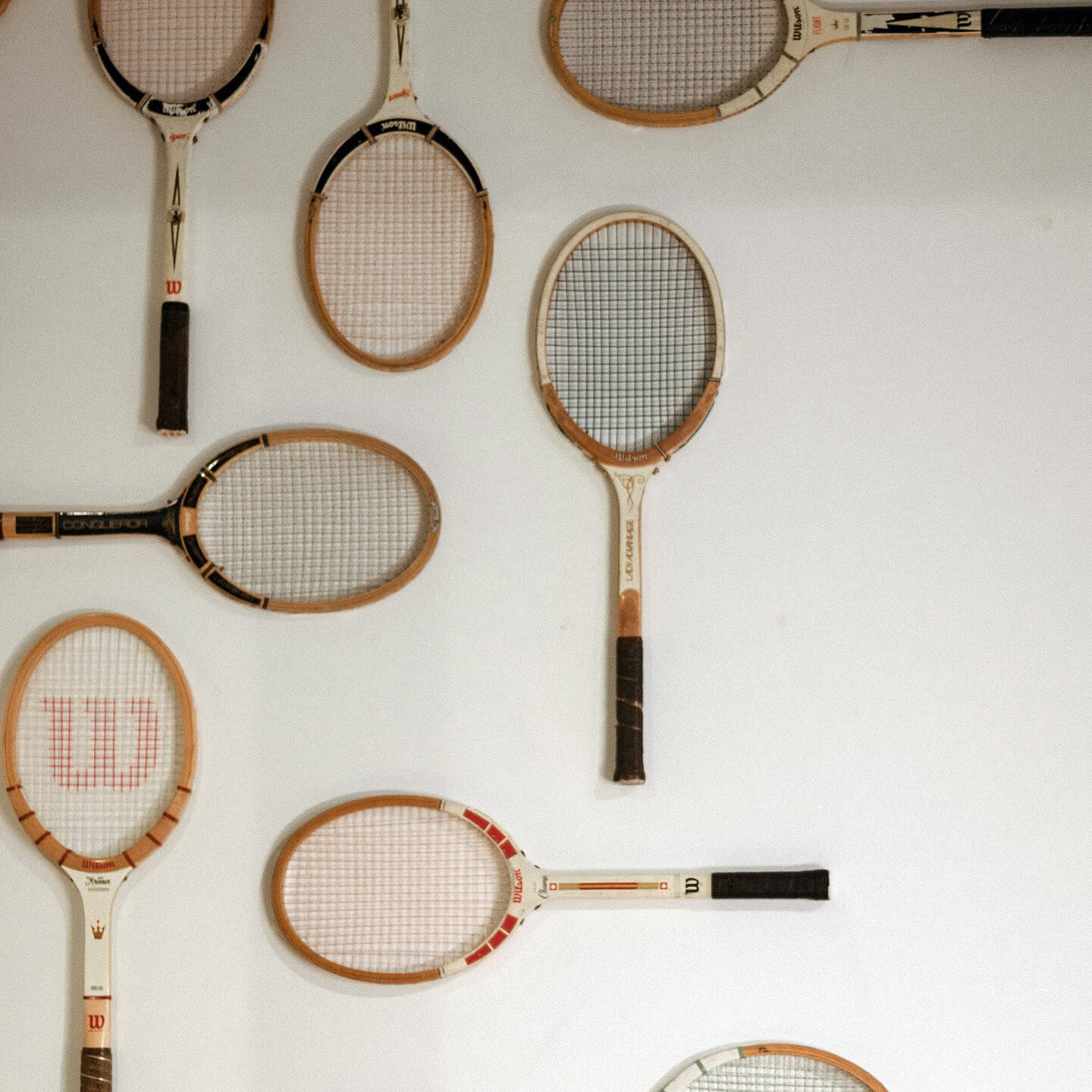 Heritage Wilson racquet installation