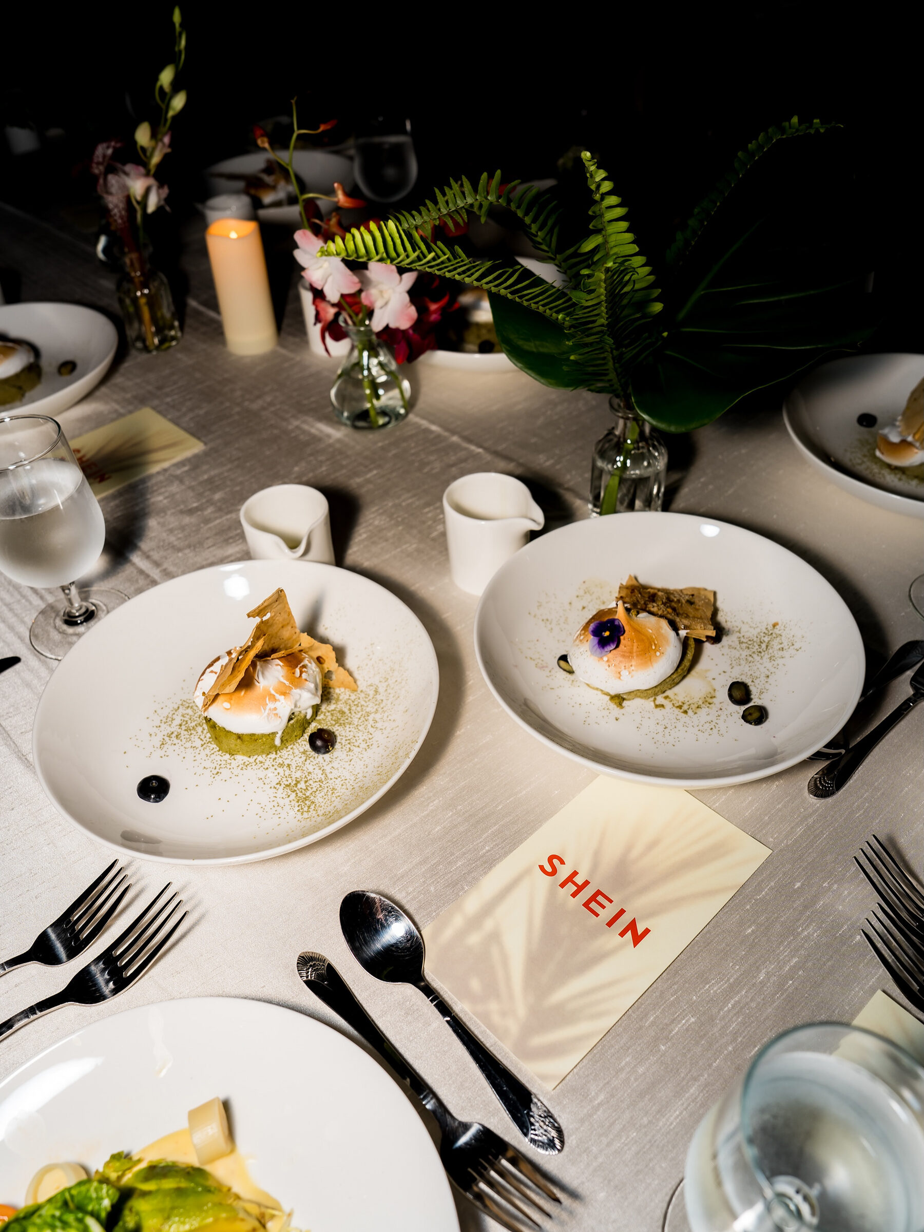 SHEIN gala table setting